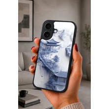 BG AKSESUAR iPhone 17 Uyumlu Şelale Desenli Kamera Korumalı Darbelere Dayanıklı Kılıf