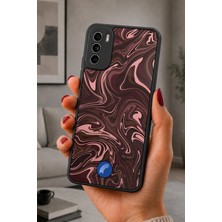 BG AKSESUAR Reeder S19 Max Pro S Uyumlu Mermerdoku Desenli Kamera Korumalı Darbelere Dayanıklı Kılıf