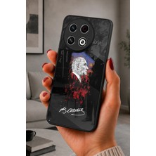 BG AKSESUAR Tecno Spark 30 Pro Uyumlu Atatürksilüeti Desenli Kamera Korumalı Darbelere Dayanıklı Kılıf