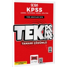 Yargı Yayınevi 2026 Kpss Gk-Gy Tüm Adaylar Için Tamamı Çözümlü Ösym Formatında Tek Deneme