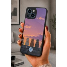 BG AKSESUAR Reeder S23 Pro Max Uyumlu Kediler Desenli Kamera Korumalı Darbelere Dayanıklı Kılıf