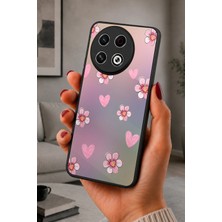 BG AKSESUAR Tecno Spark 30 Pro Uyumlu Çiçekkalp Desenli Kamera Korumalı Darbelere Dayanıklı Kılıf