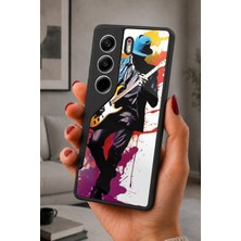 BG AKSESUAR Tecno Camon 40 Uyumlu Gitarist Desenli Kamera Korumalı Darbelere Dayanıklı Kılıf
