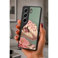 BG AKSESUAR Tecno Camon 40 Uyumlu Pembeyılan Desenli Kamera Korumalı Darbelere Dayanıklı Kılıf