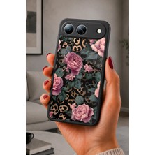 BG AKSESUAR Tecno Spark 40 5g Uyumlu Leopargül Desenli Kamera Korumalı Darbelere Dayanıklı Kılıf
