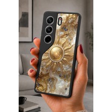 BG AKSESUAR Tecno Camon 40 Uyumlu Güneşmotifi Desenli Kamera Korumalı Darbelere Dayanıklı Kılıf