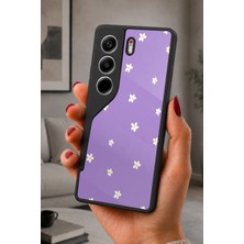 BG AKSESUAR Tecno Camon 40 Uyumlu Papatyalar Desenli Kamera Korumalı Darbelere Dayanıklı Kılıf