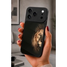 BG AKSESUAR iPhone 17 Pro Uyumlu Aslanyüzü Desenli Kamera Korumalı Darbelere Dayanıklı Kılıf