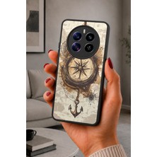 BG AKSESUAR Realme 12 Uyumlu Pusula Desenli Kamera Korumalı Darbelere Dayanıklı Kılıf
