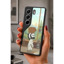 BG AKSESUAR Tecno Camon 40 Uyumlu Ayılar Desenli Kamera Korumalı Darbelere Dayanıklı Kılıf