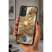 BG AKSESUAR Reeder S19 Max Pro S Uyumlu Gold Desenli Kamera Korumalı Darbelere Dayanıklı Kılıf