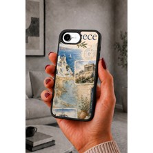 BG AKSESUAR iPhone 16E Uyumlu Greece Desenli Kamera Korumalı Darbelere Dayanıklı Kılıf