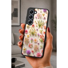 BG AKSESUAR Tecno Spark 40 Pro Uyumlu Dahlia Desenli Kamera Korumalı Darbelere Dayanıklı Kılıf
