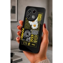BG AKSESUAR Tecno Spark 30 Pro Uyumlu Asteraceae Desenli Kamera Korumalı Darbelere Dayanıklı Kılıf