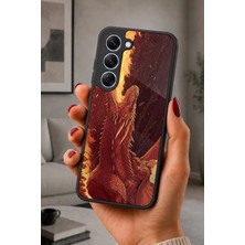 BG AKSESUAR Tecno Spark 40 Pro Uyumlu Ateş Desenli Kamera Korumalı Darbelere Dayanıklı Kılıf