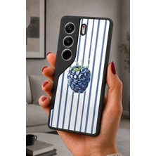 BG AKSESUAR Tecno Camon 40 Uyumlu Böğürtlen Desenli Kamera Korumalı Darbelere Dayanıklı Kılıf
