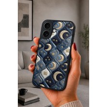 BG AKSESUAR iPhone 17 Uyumlu Hilal Desenli Kamera Korumalı Darbelere Dayanıklı Kılıf