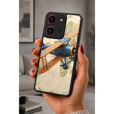 BG AKSESUAR Reeder S19 Max Pro S 108MP / Zoom Uyumlu Uçak Desenli Kamera Korumalı Darbelere Dayanıklı Kılıf