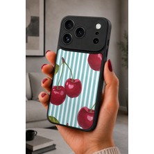 BG AKSESUAR iPhone 17 Pro Uyumlu Meyve Desenli Kamera Korumalı Darbelere Dayanıklı Kılıf