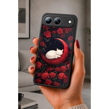 BG AKSESUAR Tecno Spark 40 5g Uyumlu Kedi Desenli Kamera Korumalı Darbelere Dayanıklı Kılıf