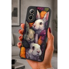 BG AKSESUAR Realme 12 Lite Uyumlu Tavşan Desenli Kamera Korumalı Darbelere Dayanıklı Kılıf