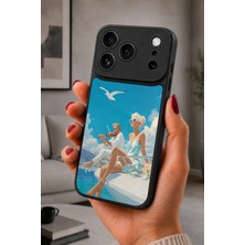 BG AKSESUAR iPhone 17 Pro Uyumlu Yat Desenli Kamera Korumalı Darbelere Dayanıklı Kılıf