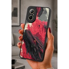 BG AKSESUAR Realme 12 Lite Uyumlu Kuzgun Desenli Kamera Korumalı Darbelere Dayanıklı Kılıf