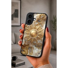BG AKSESUAR iPhone 17 Uyumlu Gold Desenli Kamera Korumalı Darbelere Dayanıklı Kılıf