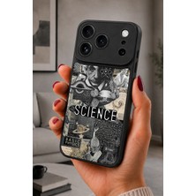 BG AKSESUAR iPhone 17 Pro Uyumlu Bilim Desenli Kamera Korumalı Darbelere Dayanıklı Kılıf