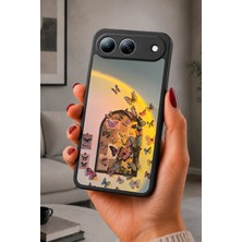BG AKSESUAR Tecno Spark 40 5g Uyumlu Doğa Desenli Kamera Korumalı Darbelere Dayanıklı Kılıf