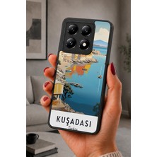 BG AKSESUAR Xıaomi Mi 14T Uyumlu Kuşadası Desenli Kamera Korumalı Darbelere Dayanıklı Kılıf