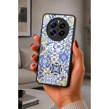 BG AKSESUAR Realme 12 Uyumlu Mavisarıçini Desenli Kamera Korumalı Darbelere Dayanıklı Kılıf
