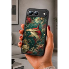 BG AKSESUAR Tecno Spark 40 5g Uyumlu Testerebalığı Desenli Kamera Korumalı Darbelere Dayanıklı Kılıf