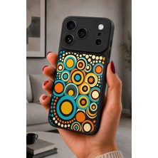 BG AKSESUAR iPhone 17 Pro Uyumlu Daire Desenli Kamera Korumalı Darbelere Dayanıklı Kılıf
