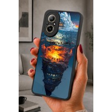 BG AKSESUAR Realme 12 Lite Uyumlu Buzdağı Desenli Kamera Korumalı Darbelere Dayanıklı Kılıf