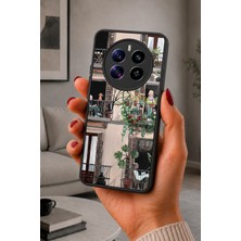 BG AKSESUAR Realme 12 Uyumlu Apartman Desenli Kamera Korumalı Darbelere Dayanıklı Kılıf