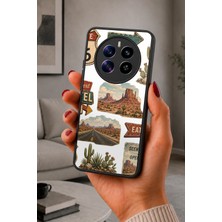 BG AKSESUAR Realme 12 Uyumlu Route Desenli Kamera Korumalı Darbelere Dayanıklı Kılıf