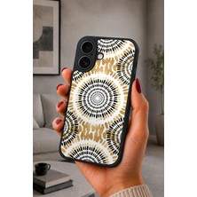 BG AKSESUAR iPhone 17 Uyumlu Radyal Desenli Kamera Korumalı Darbelere Dayanıklı Kılıf