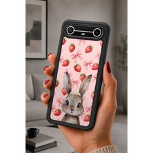 BG AKSESUAR Tecno Spark Slim Uyumlu Taçlıtavşan Desenli Kamera Korumalı Darbelere Dayanıklı Kılıf