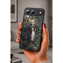 BG AKSESUAR Tecno Spark 40 5g Uyumlu Romantikşövalye Desenli Kamera Korumalı Darbelere Dayanıklı Kılıf