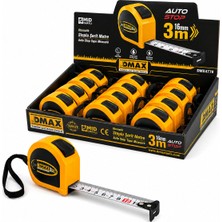 Go İthalat 12 Adet 3mt x 16MM Otomatik Çelik Şerit Metre Stoplu (5440)