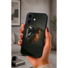 BG AKSESUAR iPhone 17 Uyumlu Kükreyen Desenli Kamera Korumalı Darbelere Dayanıklı Kılıf