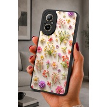 BG AKSESUAR Realme 12 Lite Uyumlu Dahlia Desenli Kamera Korumalı Darbelere Dayanıklı Kılıf