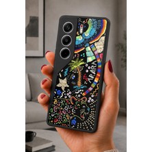 BG AKSESUAR Tecno Camon 40 Uyumlu Nakış Desenli Kamera Korumalı Darbelere Dayanıklı Kılıf