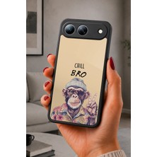 BG AKSESUAR Tecno Spark 40 5g Uyumlu Maymun Desenli Kamera Korumalı Darbelere Dayanıklı Kılıf