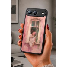 BG AKSESUAR Tecno Spark 40 5g Uyumlu Pencere Desenli Kamera Korumalı Darbelere Dayanıklı Kılıf