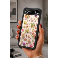 BG AKSESUAR Tecno Spark Slim Uyumlu Dahlia Desenli Kamera Korumalı Darbelere Dayanıklı Kılıf