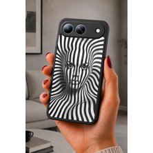 BG AKSESUAR Tecno Spark 40 5g Uyumlu Illüzyon Desenli Kamera Korumalı Darbelere Dayanıklı Kılıf