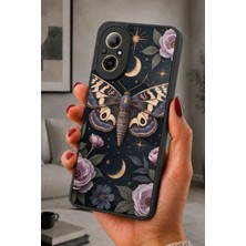 BG AKSESUAR Realme 12 Lite Uyumlu Moth Desenli Kamera Korumalı Darbelere Dayanıklı Kılıf