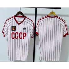 Gladsome Cccp Özel Tasarım Futbol Forması Beyaz